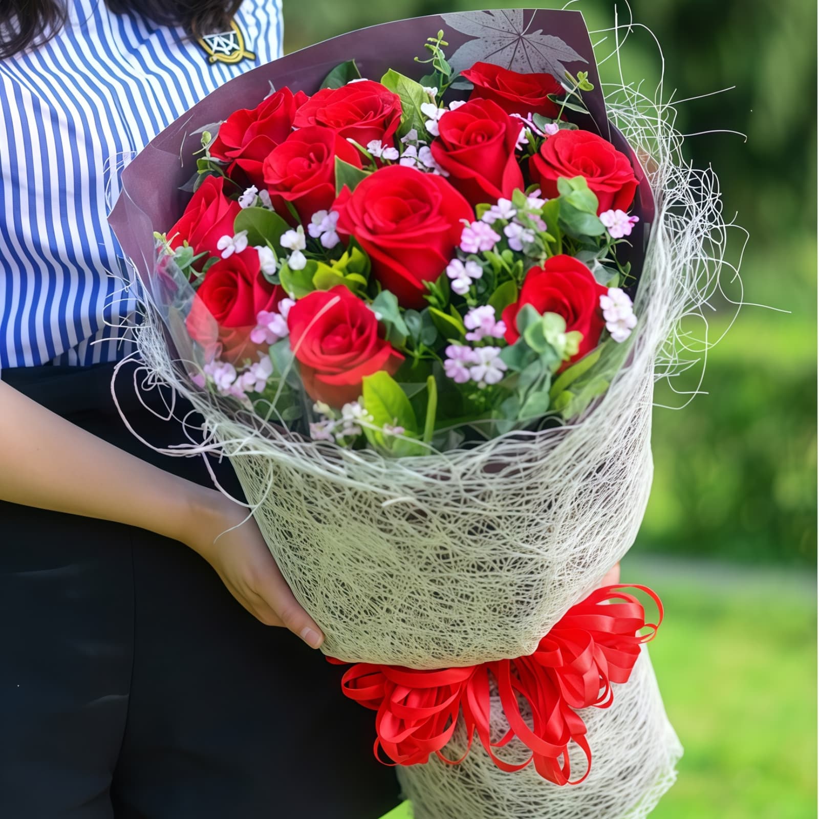 11 Red Roses Bouquet – Eternal Vow – 1 11 Red Roses Bouquet - Eternal Vow | Romantic Flower Gift - 1