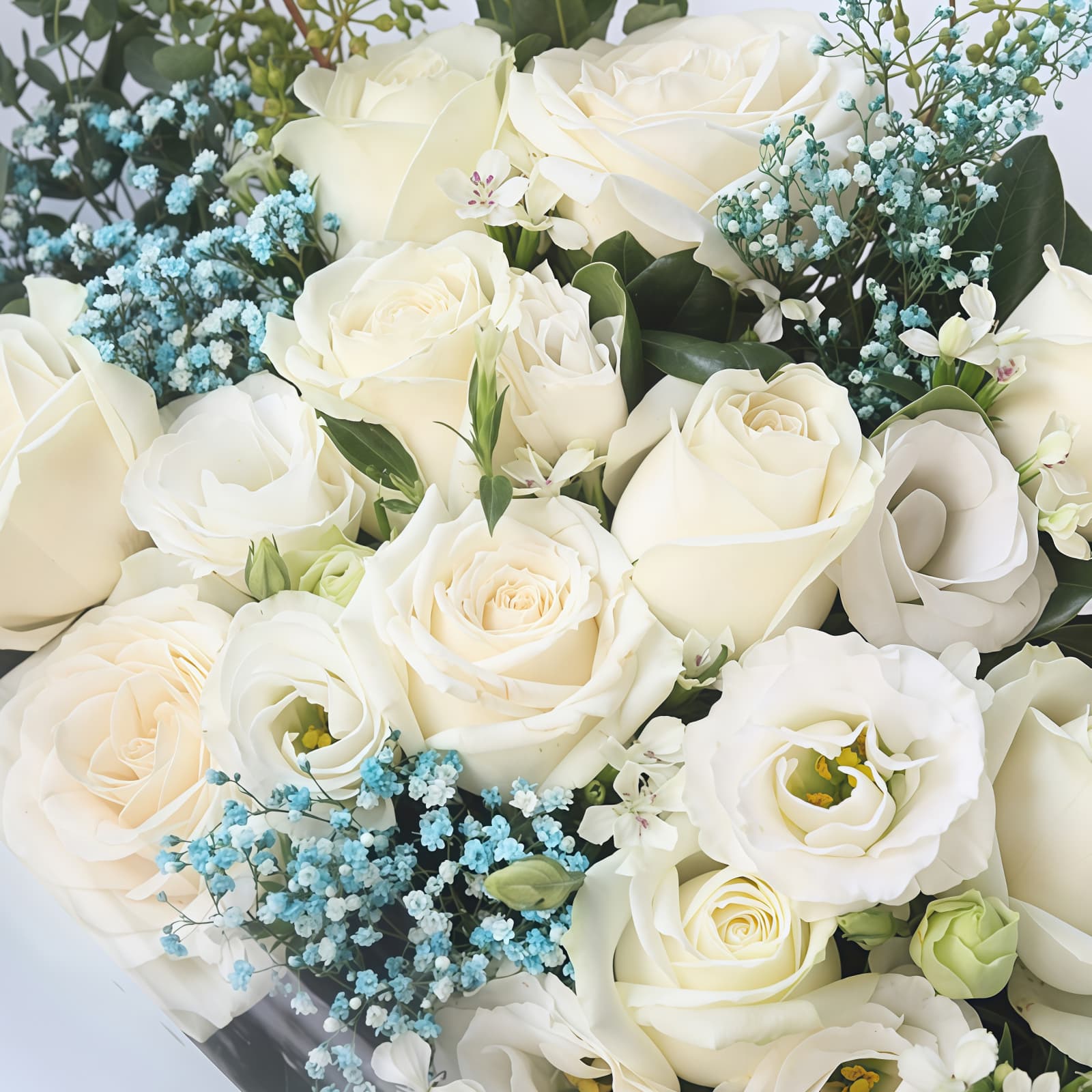 初心永不变 · 白玫瑰花束 11 White Roses Bouquet - Pure Elegance & Serene Floral Arrangement - 3