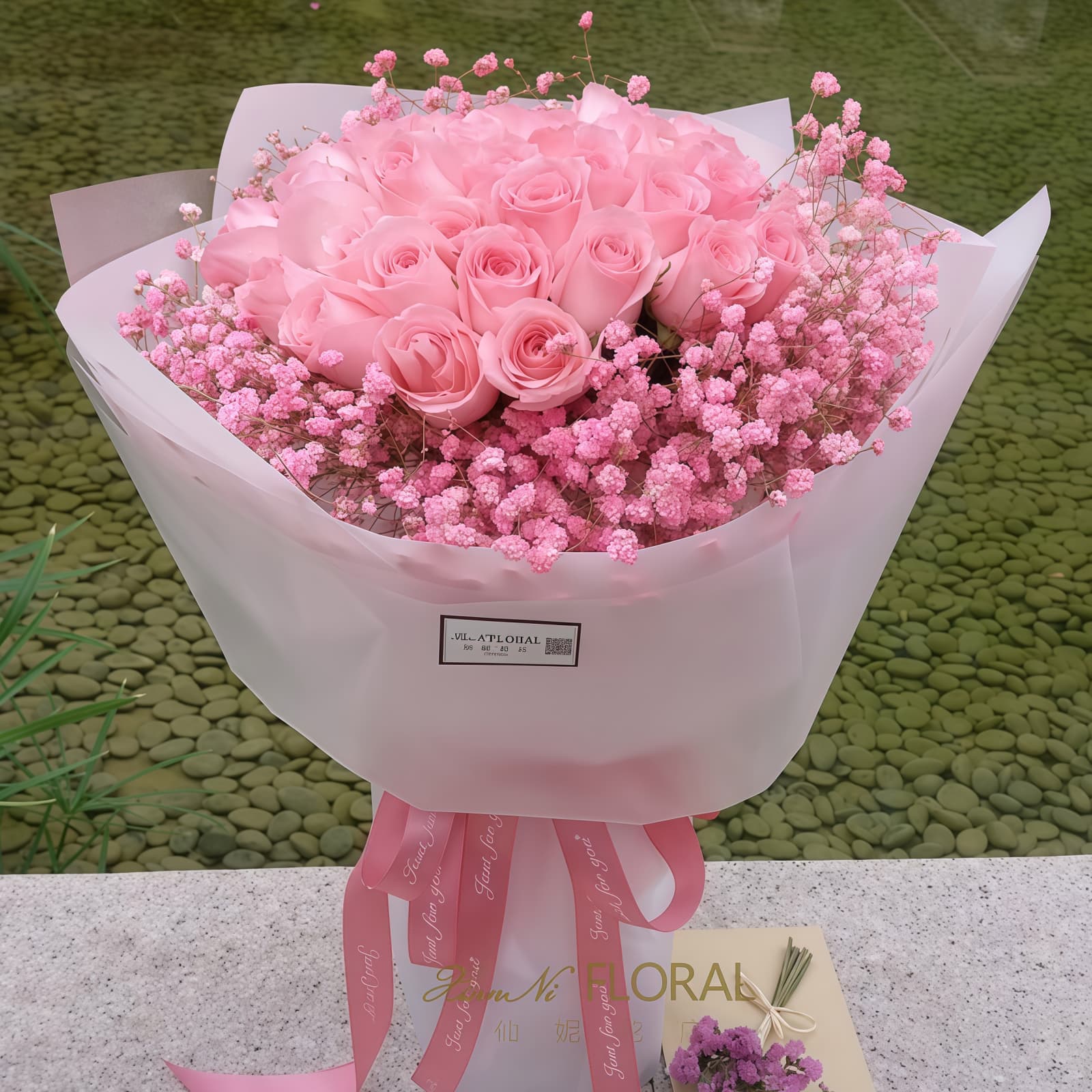 19 Pink Roses Bouquet – Sweet Blush 19 Pink Roses Bouquet - Sweet Blush | Elegant Floral Gift