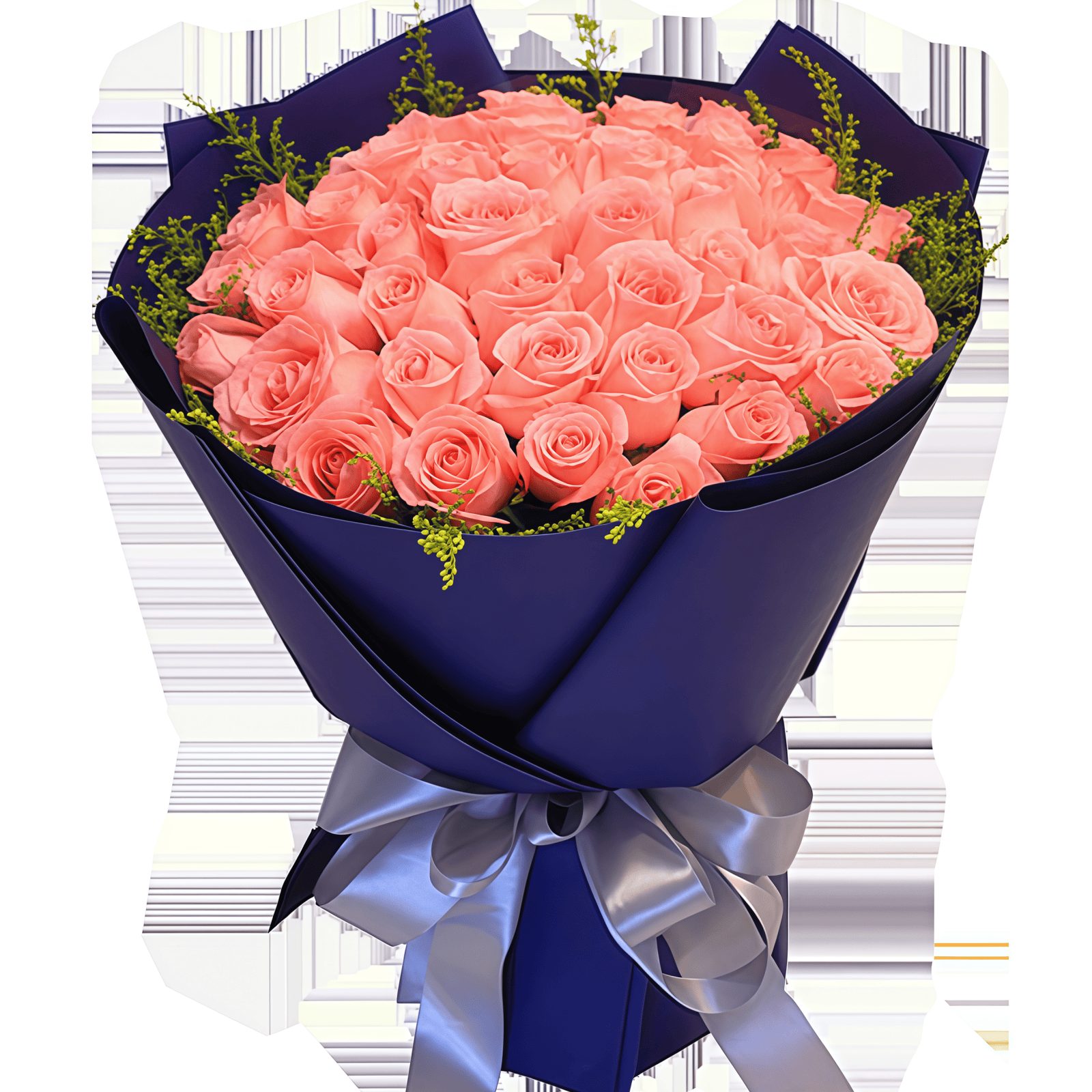 33 Pink Roses Bouquet – Sweet Affection – 1 33 Pink Roses Bouquet - Sweet Affection | Elegant Floral Gift - 1
