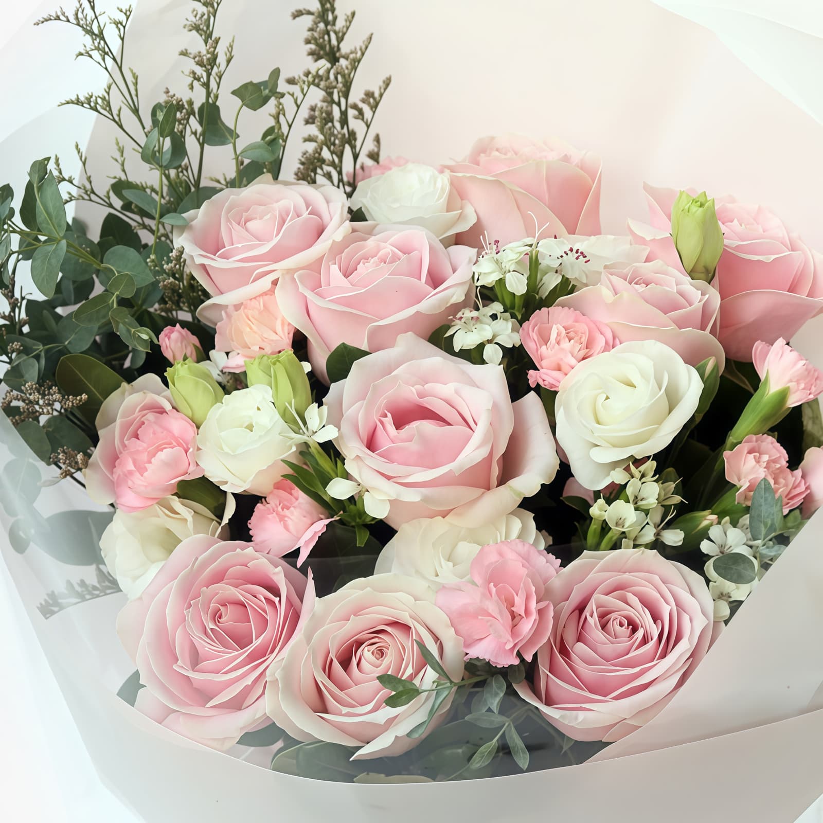 天使的心跳 · 粉玫瑰花束 11 Pink Roses Bouquet - Angelic Bloom | Romantic Floral Gift - 3