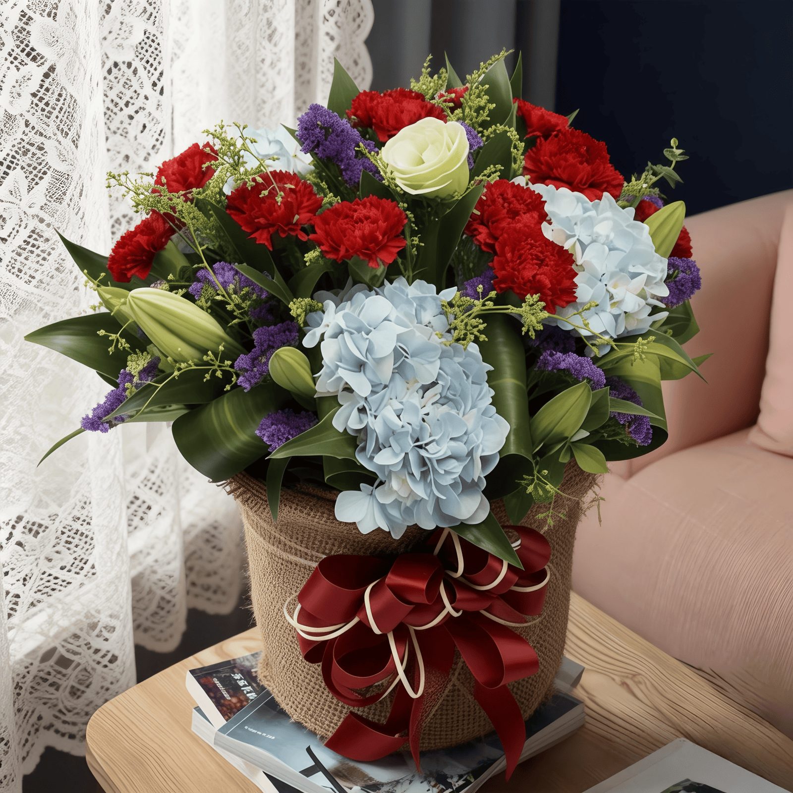 Mixed Flowers Bouquet – Vibrant Harmony – 1 Mixed Flowers Bouquet - Vibrant Harmony | Premium Floral Arrangement - 1