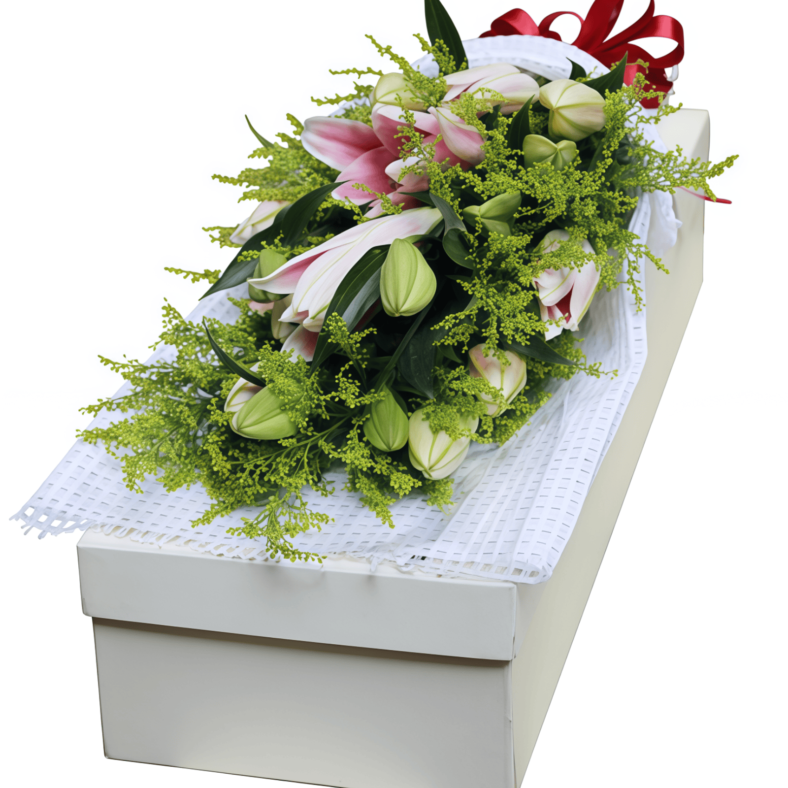 百年好合 · 粉百合与黄莺 19 Pink Lilies Bouquet - Century of Love | Premium Floral Gift - 3