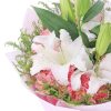 一生相伴 · 粉康乃馨与白百合花束 36 Carnations and Lilies Bouquet - Enduring Love Floral Arrangement - 4