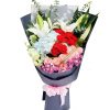Sweet Romance Mixed Floral Bouquet | Premium Roses & Hydrangea Gift - 1