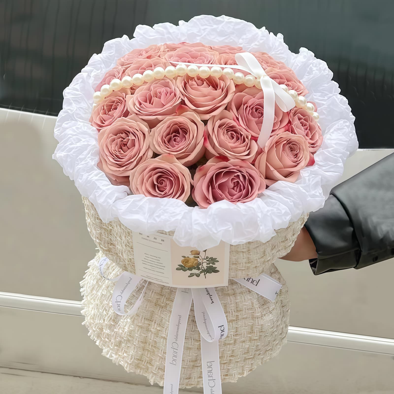 19 Cappuccino Roses Bouquet | Vintage Coffee Aesthetic Floral Gift