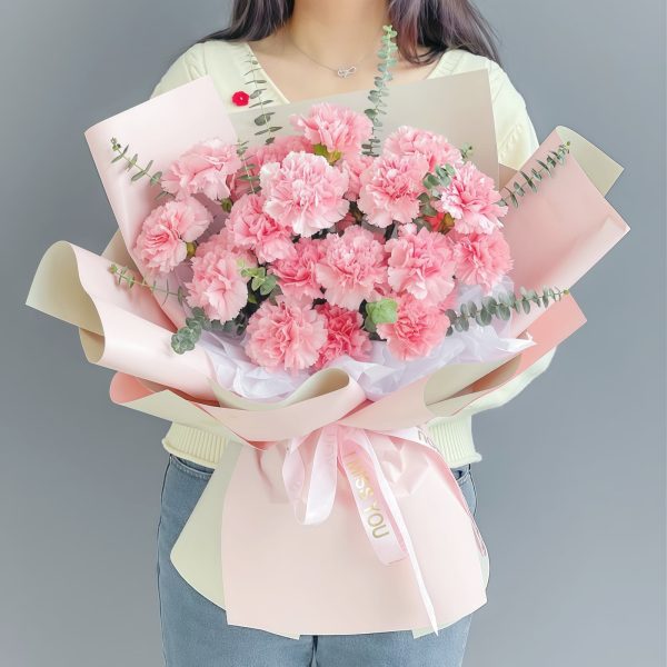Pink Carnation Bouquet - Elegant Floral Gift for Every Occasion