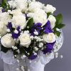 纯白无暇 · 香水百合与香槟玫瑰花束 3 White Lilies & 19 Champagne Roses Bouquet | Pure Radiance Luxury Floral Gift - 3