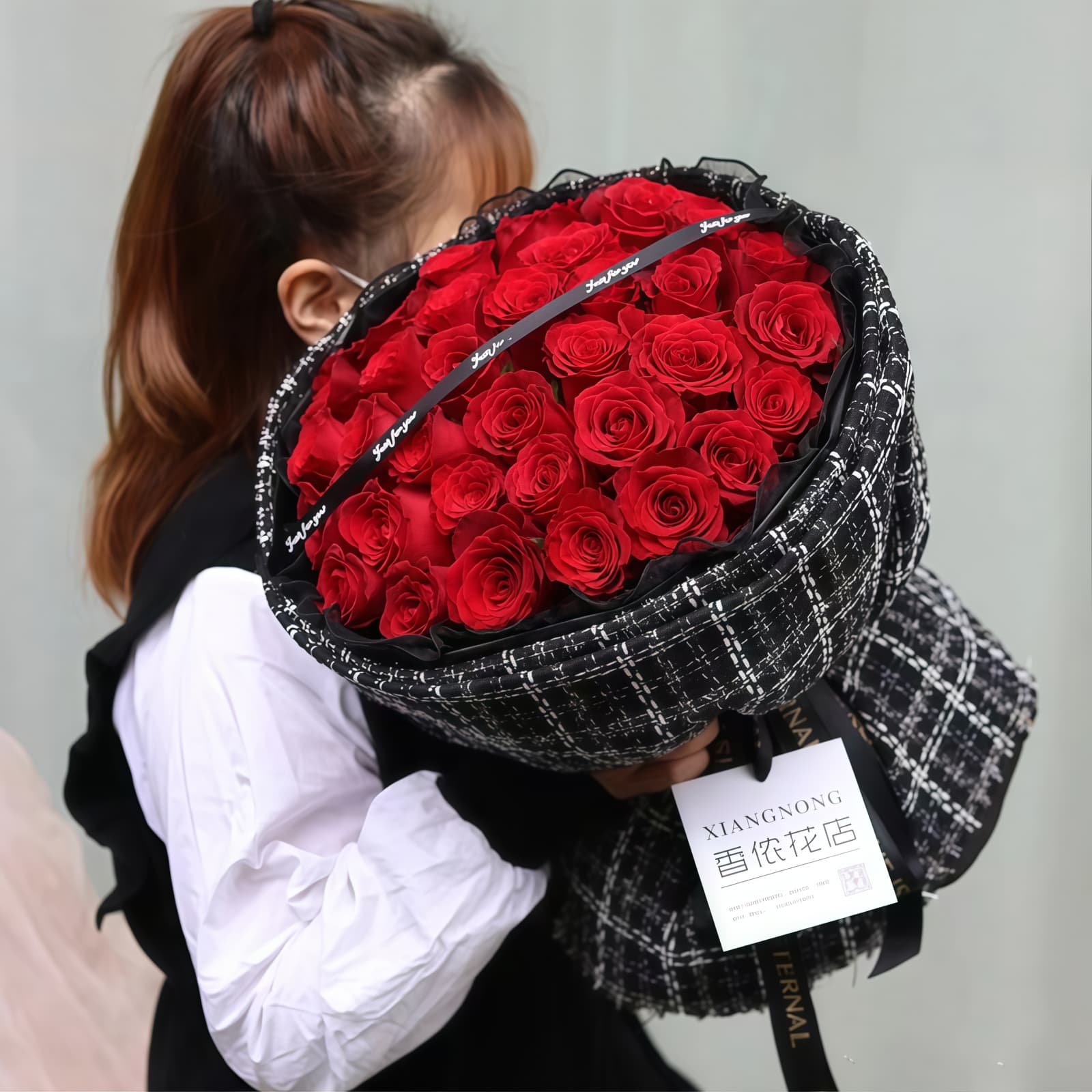 33 Red Roses Bouquet - Romantic Whispers | Luxury Floral Arrangement
