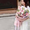 思念 · 粉百合与桔梗花束 8 Pink Lilies Bouquet - Thinking of You Fresh Flower Arrangement - 3