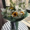 4 Sunflowers & 6 Lilies Bouquet - Warm Wishes Floral Arrangement - 3
