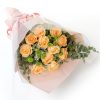 清风雅韵 · 香槟玫瑰与雏菊花束 Gentle Breeze: 11 Champagne Roses and Daisies Bouquet - 3
