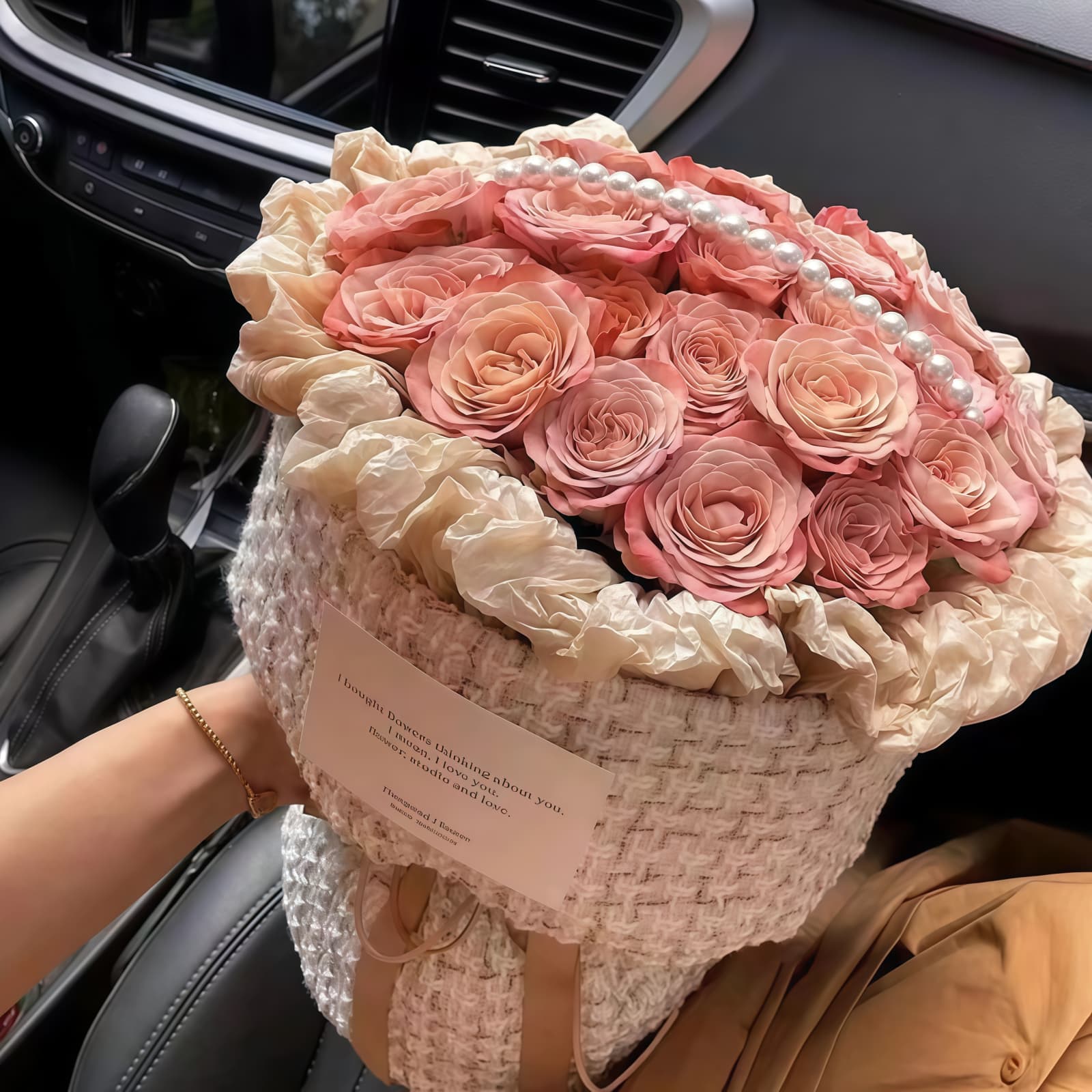 19 Cappuccino Roses Bouquet - Velvet Whisper | Elegant Floral Gift