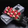 天长地久 · 红玫瑰与粉玫瑰花束 19 Red and Pink Roses Box | Eternal Blessings Romantic Bouquet - 4