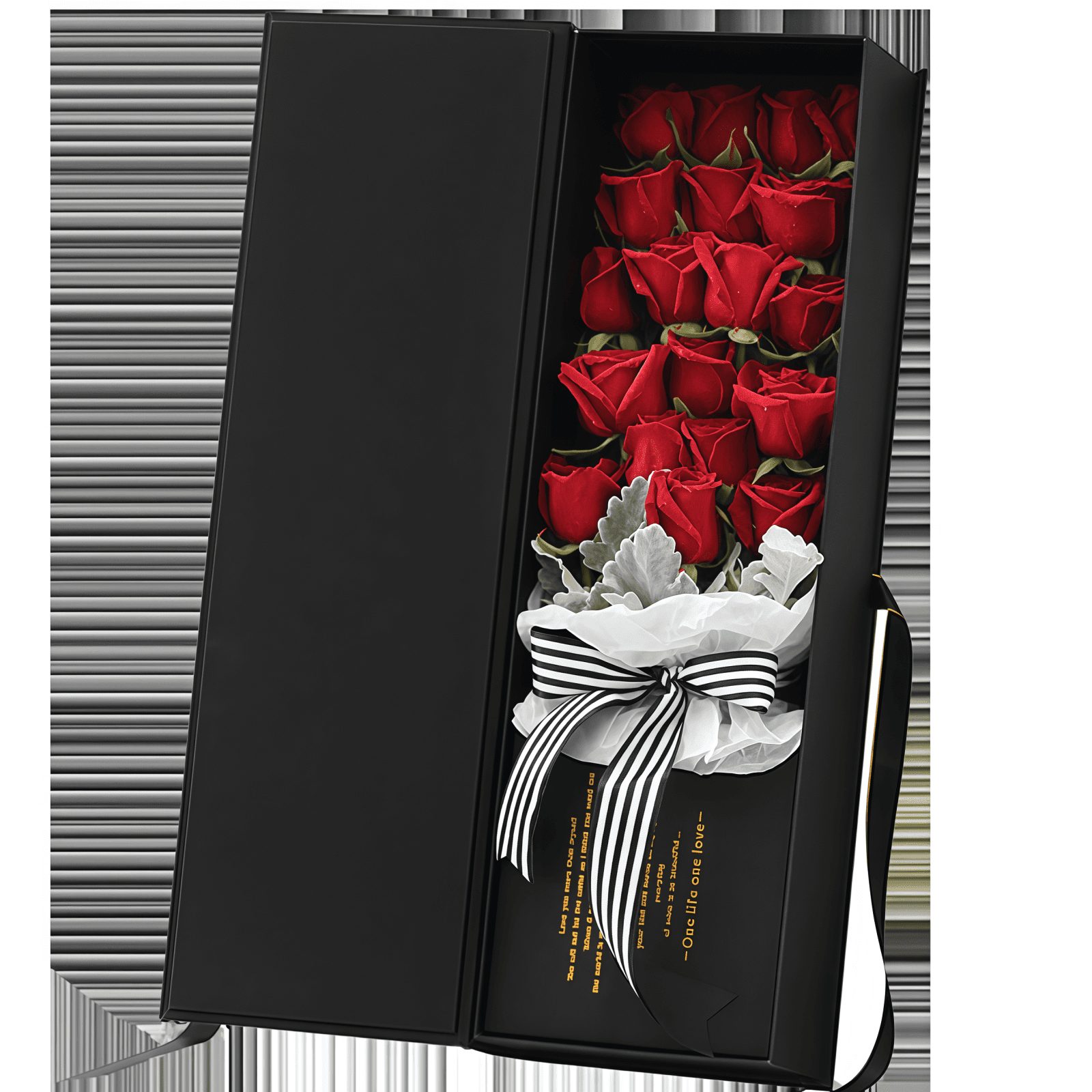 19 Black Magic Roses Bouquet – Eternal Devotion – 1 19 Black Magic Roses Bouquet - Elegant Eternal Devotion Gift - 1
