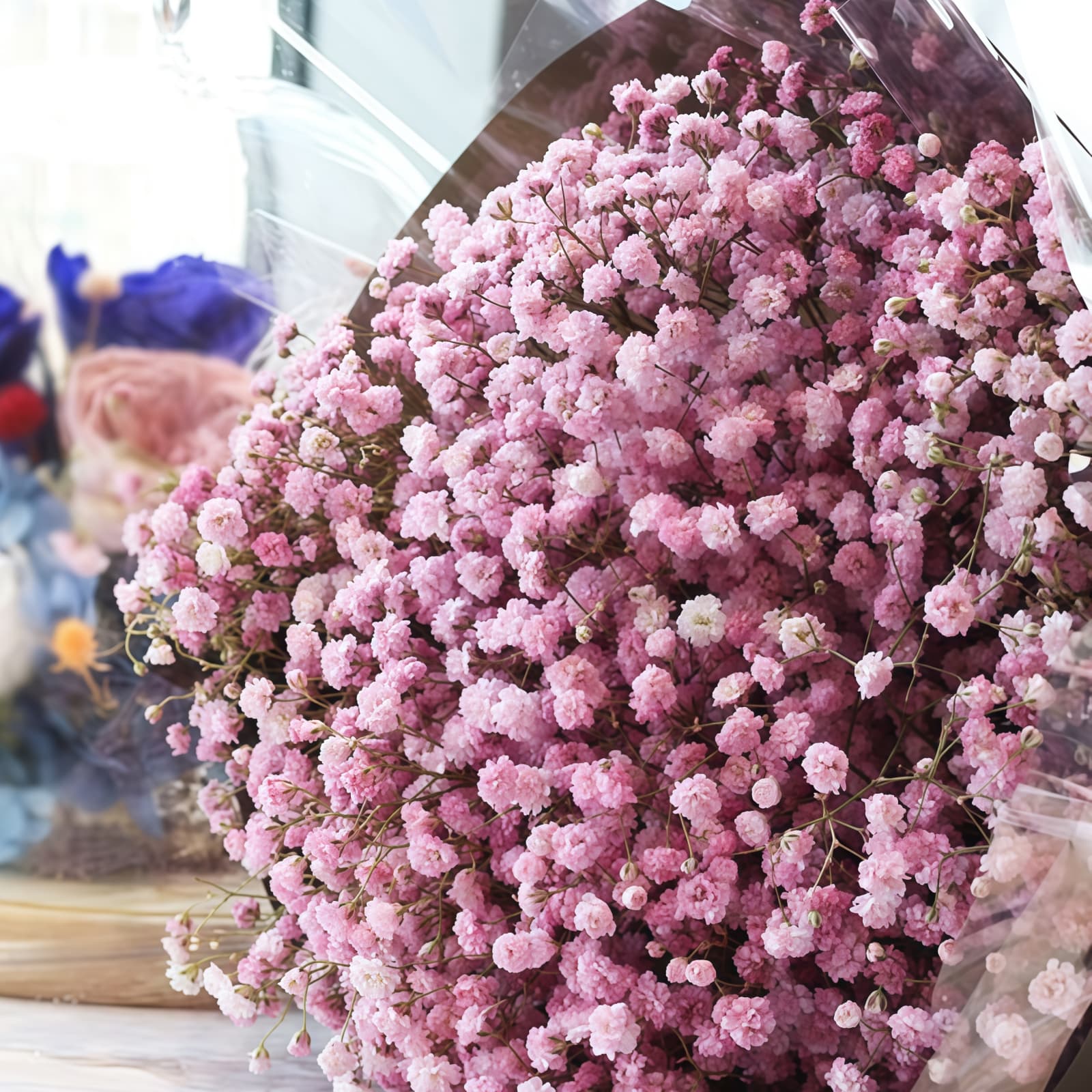 White Baby's Breath & Manzanita Bouquet - Elegant Floral Gift - 3