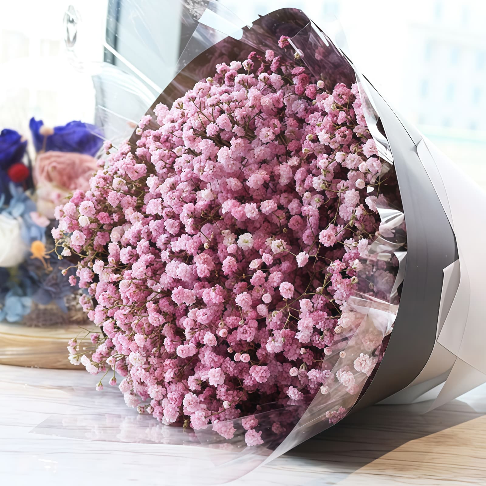 White Baby's Breath & Manzanita Bouquet - Elegant Floral Gift - 2