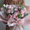 19 Pink Roses Bouquet - Sweet Romance | Elegant Floral Gift - 3