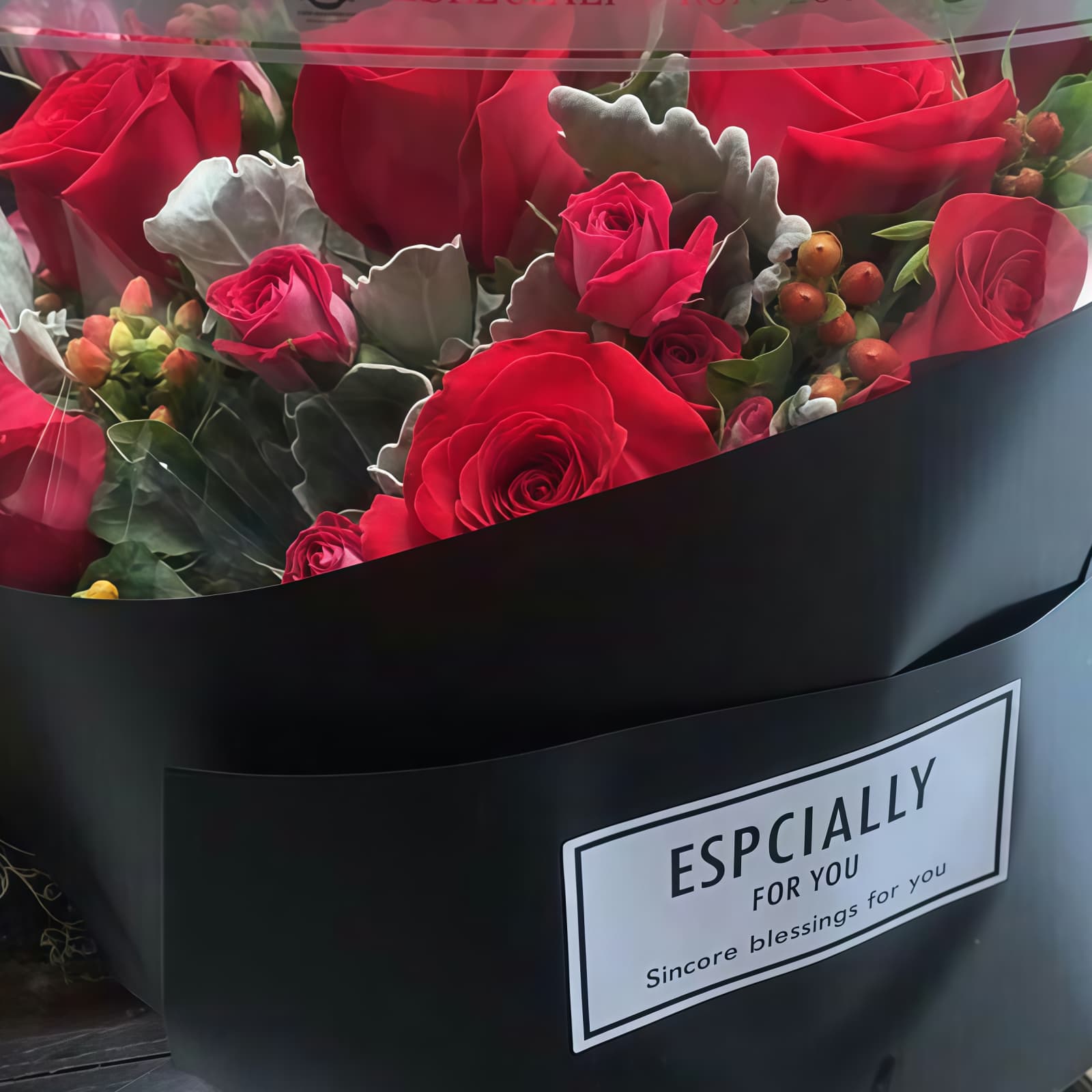 11 Red Roses Bouquet - Simply Stunning Romantic Floral Arrangement - 3