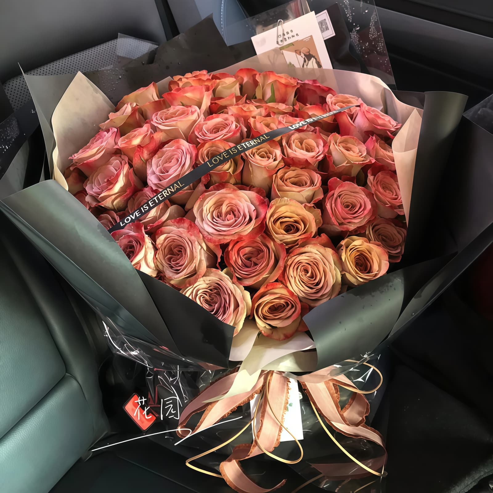 52 Cappuccino Roses Bouquet – Sweet Affection 52 Cappuccino Roses Bouquet - Elegant Sweet Affection Flower Gift