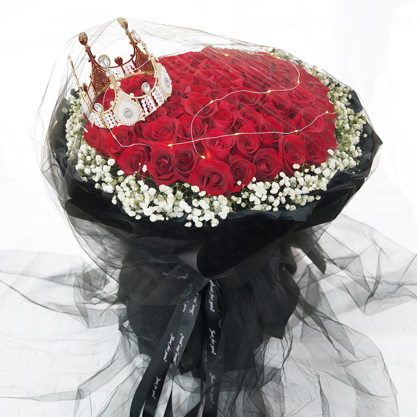 99 Red Roses Bouquet – Eternal Devotion 99 Red Roses Bouquet - Eternal Devotion | Luxury Floral Gift