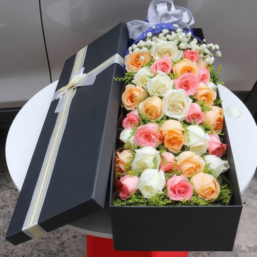 33 Roses Gift Box – Pure Affection 33 Roses Gift Box - Pure Affection | Elegant Floral Gift Set