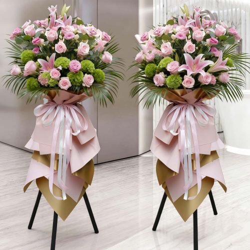 Abundant Blessings Floral Bouquet | Pink Roses & Lilies | 2-Hour Delivery