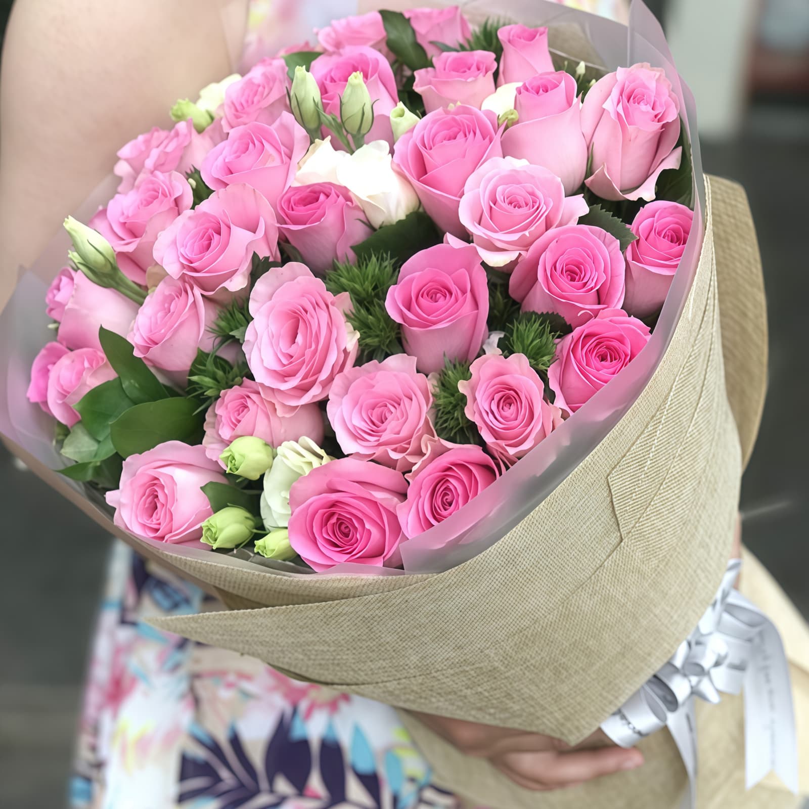 33 Awakening Roses Bouquet – Garden Serenity 33 Awakening Roses Bouquet - Garden Serenity Floral Arrangement