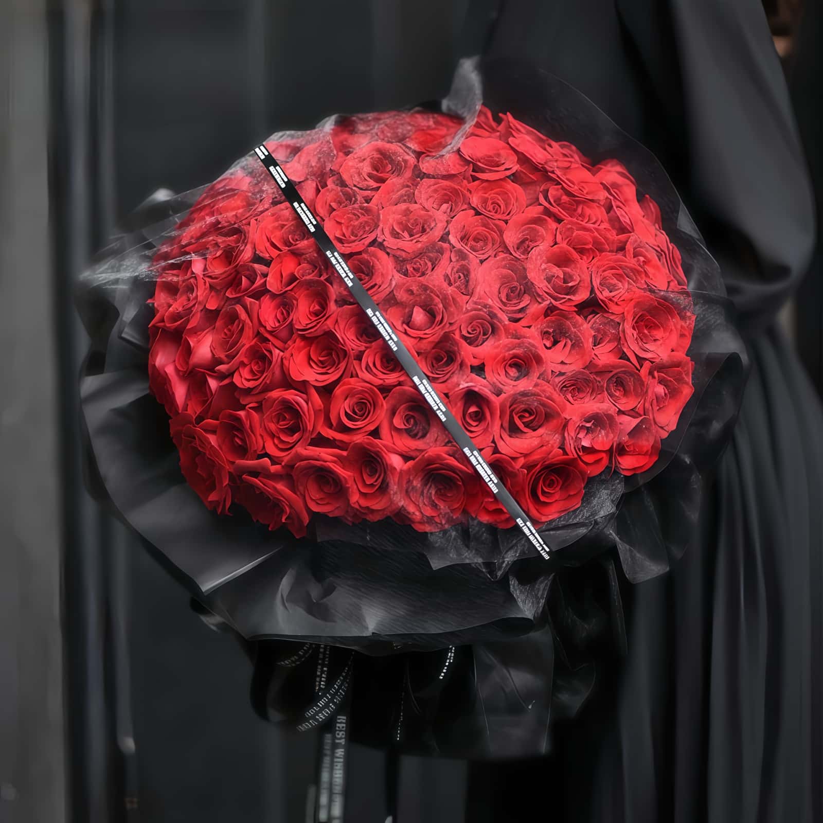 爱的宣言 · 99枝红玫瑰花束 99 Red Roses Bouquet - True Devotion | Luxury Romantic Gift - 4