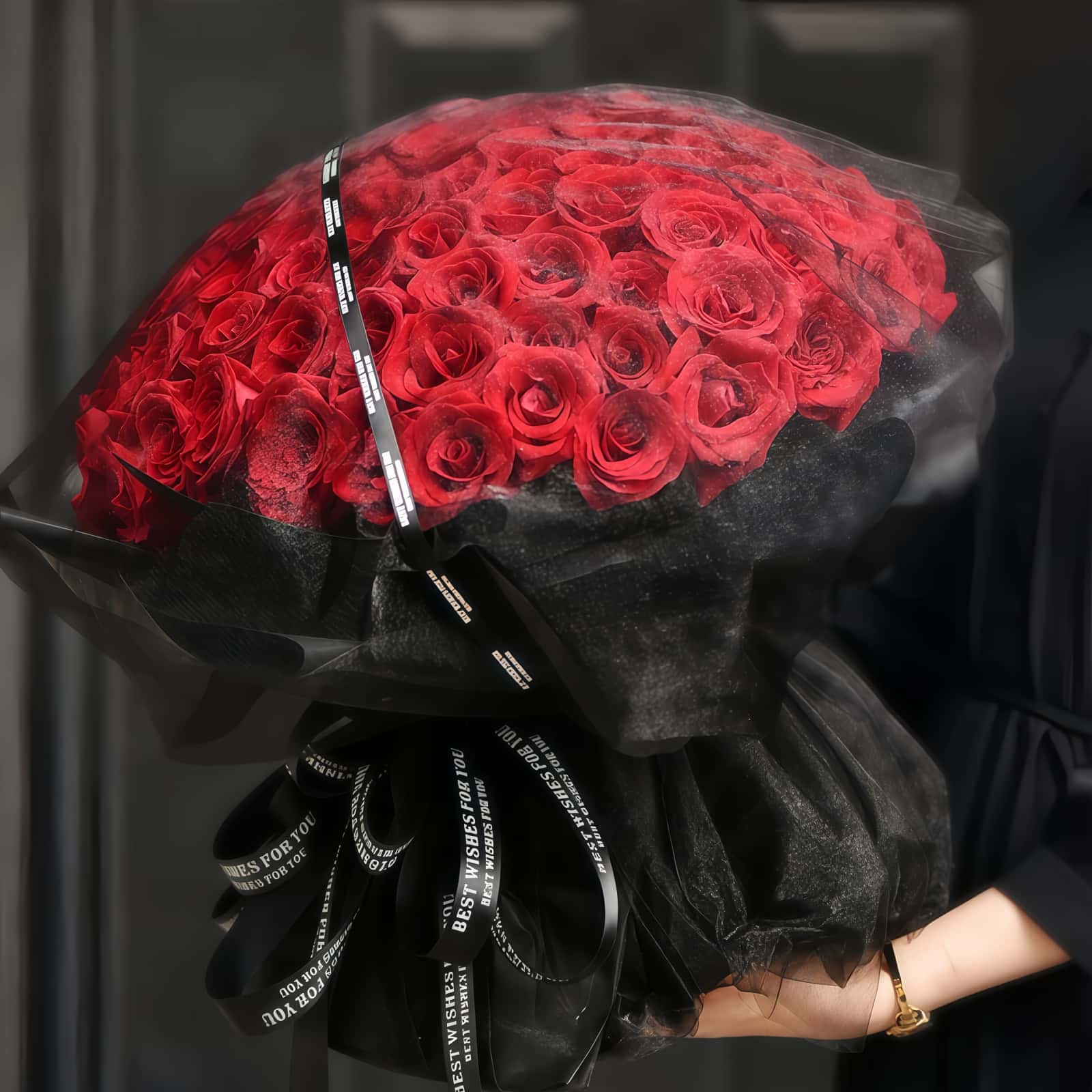 爱的宣言 · 99枝红玫瑰花束 99 Red Roses Bouquet - True Devotion | Luxury Romantic Gift - 3