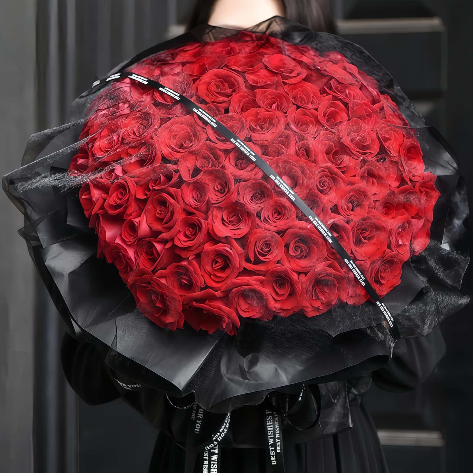 爱的宣言 · 99枝红玫瑰花束 99 Red Roses Bouquet - True Devotion | Luxury Romantic Gift - 2