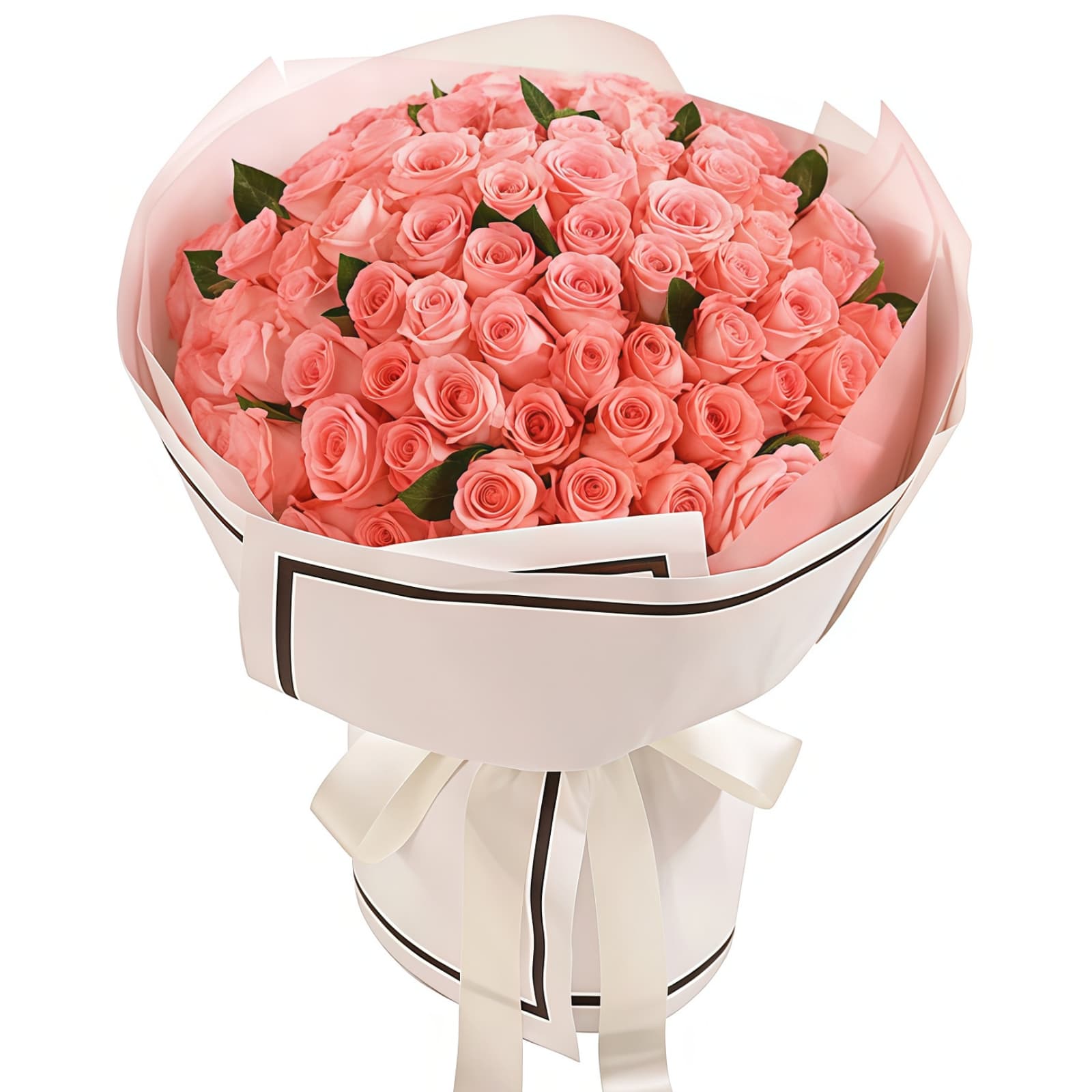 99 Pink Roses Bouquet – Everlasting Joy – 1 99 Pink Roses Bouquet - Everlasting Joy | Premium Floral Gift - 1