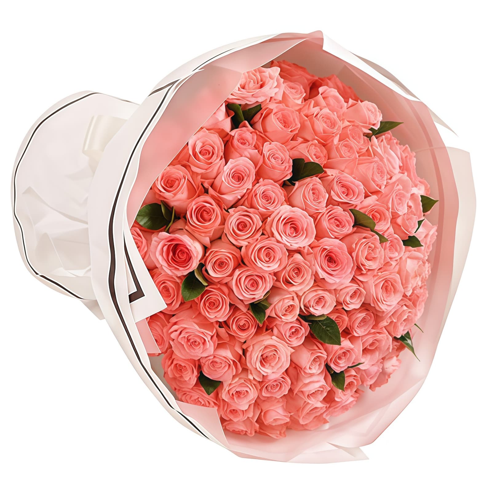 幸福久久 · 戴安娜粉玫瑰花束 99 Pink Roses Bouquet - Everlasting Joy | Premium Floral Gift - 2