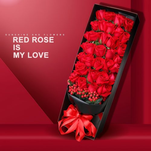 33 Red Roses Gift Box – Forever Yours 33 Red Roses Gift Box - Forever Yours | Romantic Floral Gift