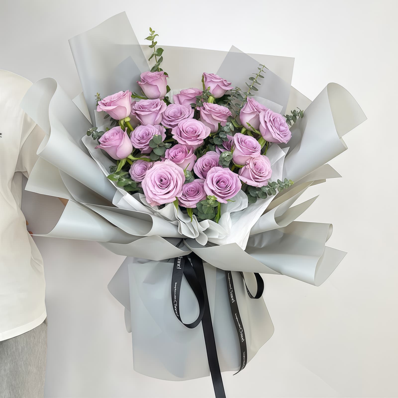 19 Purple Roses Bouquet - Infinite Devotion | Elegant Floral Gift